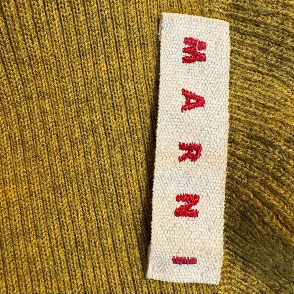 Marni Mustard Knit Top - Picture 5 of 6